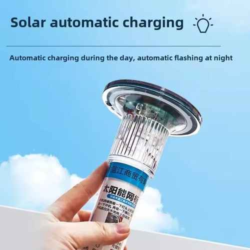 Solar LED Marine Navigation Light Netz Markierungslicht, Boot Blinkendes Licht - Bild 9 von 15
