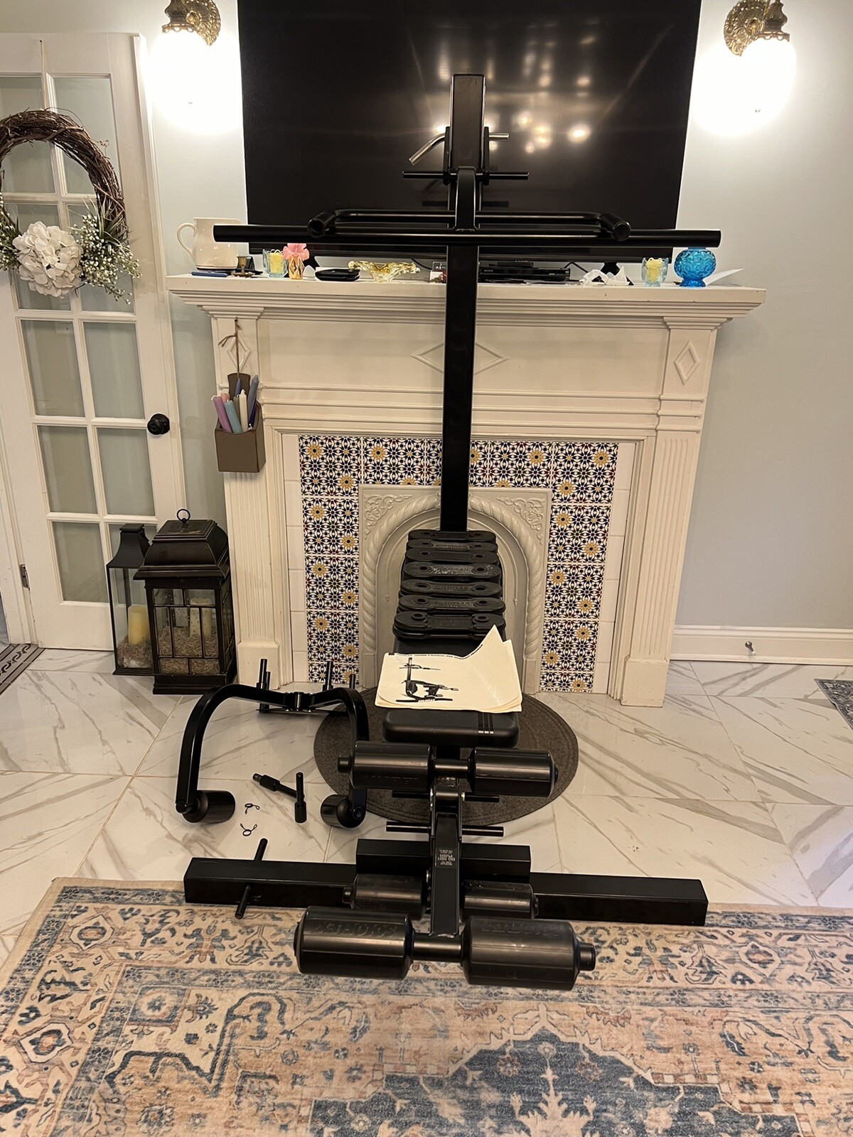 Soloflex Muscle Machine Home Gym w/Leg Extension Butterfly 400 Lb