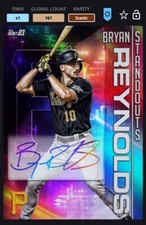 Topps BUNT 2021 Digital Card BRYAN REYNOLDS - ICONIC RAINBOW SIG PIRATES,161cc