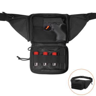 Tactical Gun Waist Bag Holster Training Shooting Pistol Holster Bag Combat Pouch
