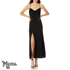 NWT SHOW ME YOUR MUMU Winslet Side Slit Gown Cocktail Party Maxi Dress    S-XL