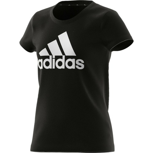 T-shirt manica corta bambina Adidas Essential GN4069 Nero-Bianca Cotone |  eBay