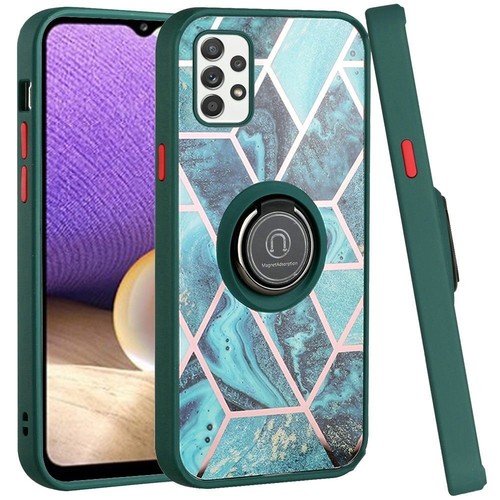 Für Samsung Galaxy A14 5G Marmor Design mit Ring Ständer Hybrid Case Cover - Bild 5 von 34