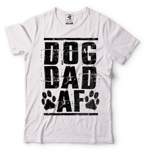 Dog Dad AF Funny Dog Lover T shirt Dog Dad Gift Funny Fathers Day Gift - 第 7/7 張圖片