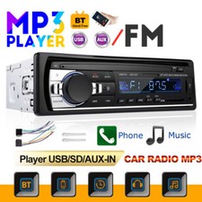 AUTORADIO BLUETOOTH FREISPRECHEINRICHTUNG USB AUX MP3 Player 1DIN Fernbedienung
