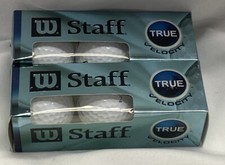 Wilson Staff True Velocity Golf Balls 2 Boxes Of 3 NEW in Package