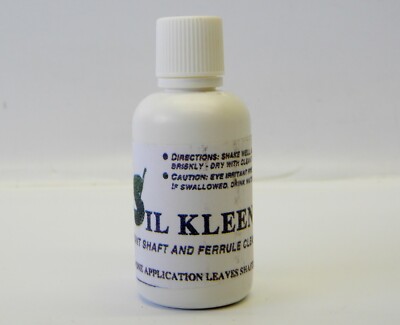 Sil Kleen Pool Cue Liquid Shaft Cleaner & Polisher Pool/Billiard Cue Accessory 1