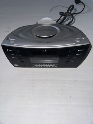 Timex Alarm Clock Radio T435B Multi Directional Sound Chamber MP3 Aux Tested