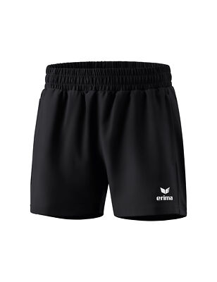 Erima CHANGE shorts without inner slip Damen Shorts Sporthose kurz schwarz NEU