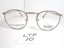 Vtg 80s VANDERBILT 4 Zyloware 182 Eyeglass Frame Gold Unisex LTP-10 