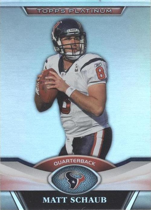 2011 Topps Platinum Matt Schaub #18 - 1 of 2
