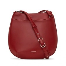 Matt & Nat Salo Vegan Loom Crossbody Purse In Plum