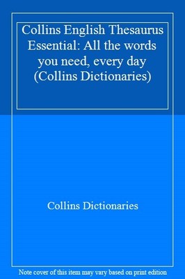 Collins English Paperback Thesaurus: All the wo, Dictionaries+-