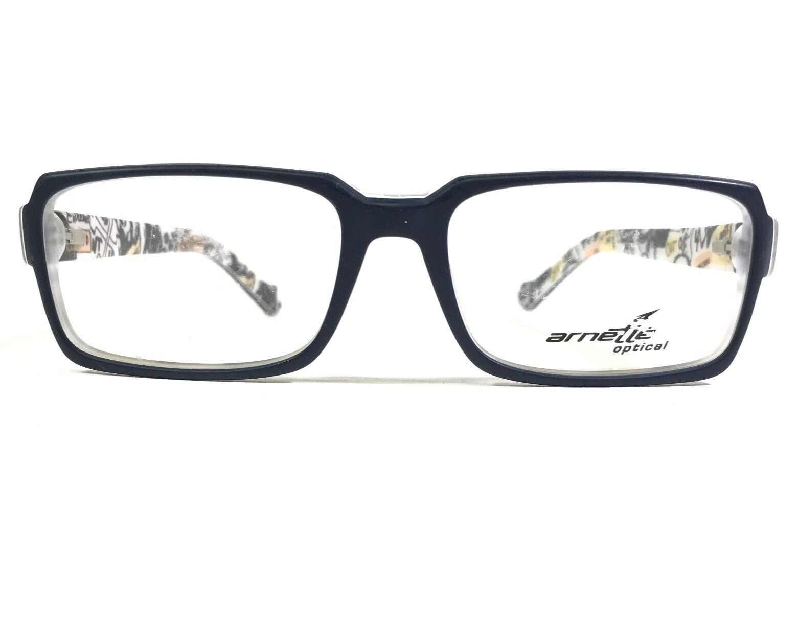 Оправа для очков Arnette PHONO 7080 1123 Синяя бело-желтая прямоугольная 50-15-140