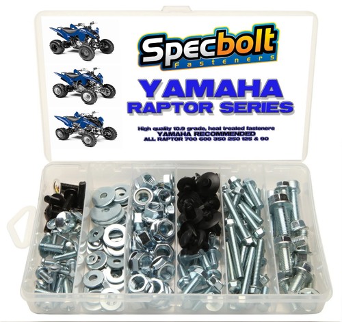 Plastics For Raptor 660 SPECBOLT 150pc Yamaha Raptor ATV Bolt Kit - Foto 3