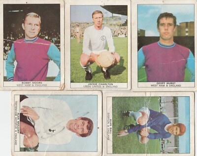 10 Nabisco Foods (Zerkleinerter Weizen) England Internationals Fußball Sammlerstücke