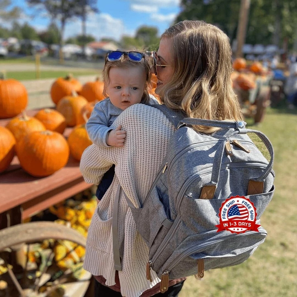 Pañaleras de bebe mochila de niña o niño panaleras modernas moderno bolso para - Image 3 of 4