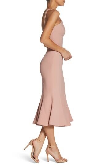 long sleeve midi dress brown Winter Goddess Off Shoulder Long Sleeve Maxi Dress Brown Size S