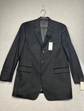 Calvin Klein Mens 100 Cashmere Blazer Size 42L Black Classic Formal Wedding 
