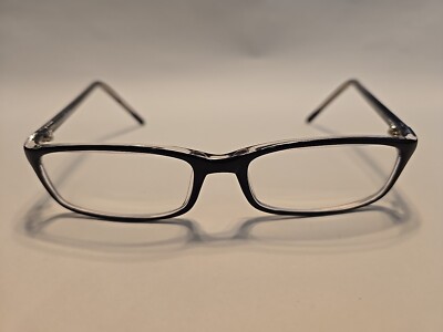SOHO 69 Designer Eyeglasses Black Crystal 51-17-135 Rectangular, Full Rim