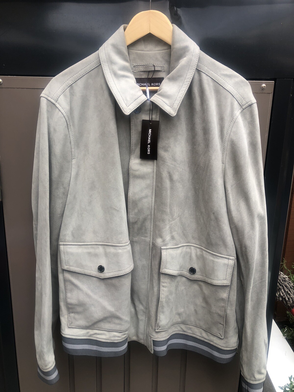 Michael Kors Men’s Suede Jacket Size XL BNWT