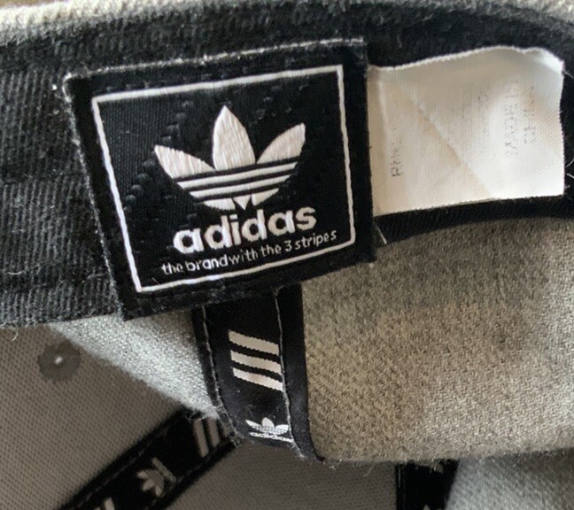 Adidas Gray & Black Adjustable Baseball Cap One S… - image 5
