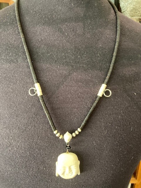Beautifully Crafted Smiling Thai Buddha Necklace From My Film Collection