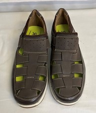 Florsheim Boys Comfortech Brown Casual Open Weave Shoes 7M NWOB