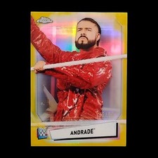 2021 Topps Chrome WWE Gold Refractor /50 Andrade #4