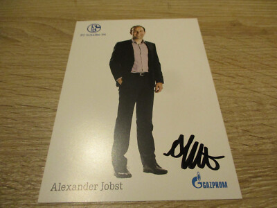 Alexander Jobst FC Schalke 04 Original Autogramm Autogrammkarte