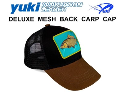 YUKI DELUXE PADDED & MESH BACK CARP CAP FOR COARSE MATCH SPOD MARKER ROD FISHING