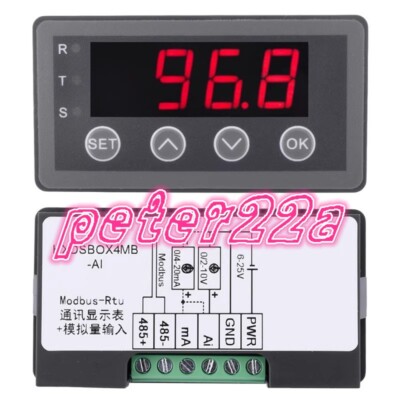 1PCS Table 4-bit digital display RS485 serial port supports MODBUS-RTU #YT