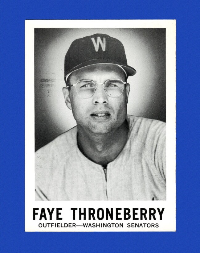 1960 Leaf Set-Break #136 Faye Throneberry EX-EXMINT *GMCARDS*