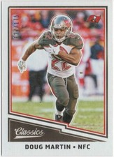 Doug Martin 2017 PANINI CLASSICS FOOTBALL Blue Back #127/175 Buccaneers