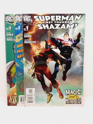 SUPERMAN / SHAZAM!: First Thunder #1-3 DC Comics 2005.
