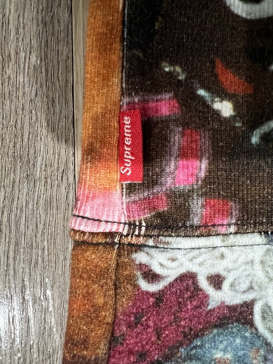 Supreme Mike Kelley More Love Hours, All Over Print Hoodie Size XL