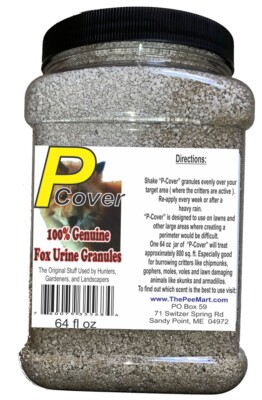 Fox P-Cover Fox Urine Granules 64 fl oz. Save over $20 vs 16 oz size!