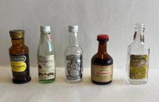 Lot of Vintage Mini Liquor Bottles - Variety of Brands
