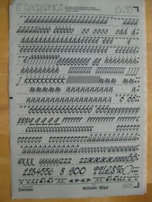 0,1 x Letraset Letragraphica DEMIAN 60pt 14,0 mm Bogen LG4313 `