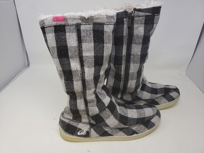 roxy plaid boots