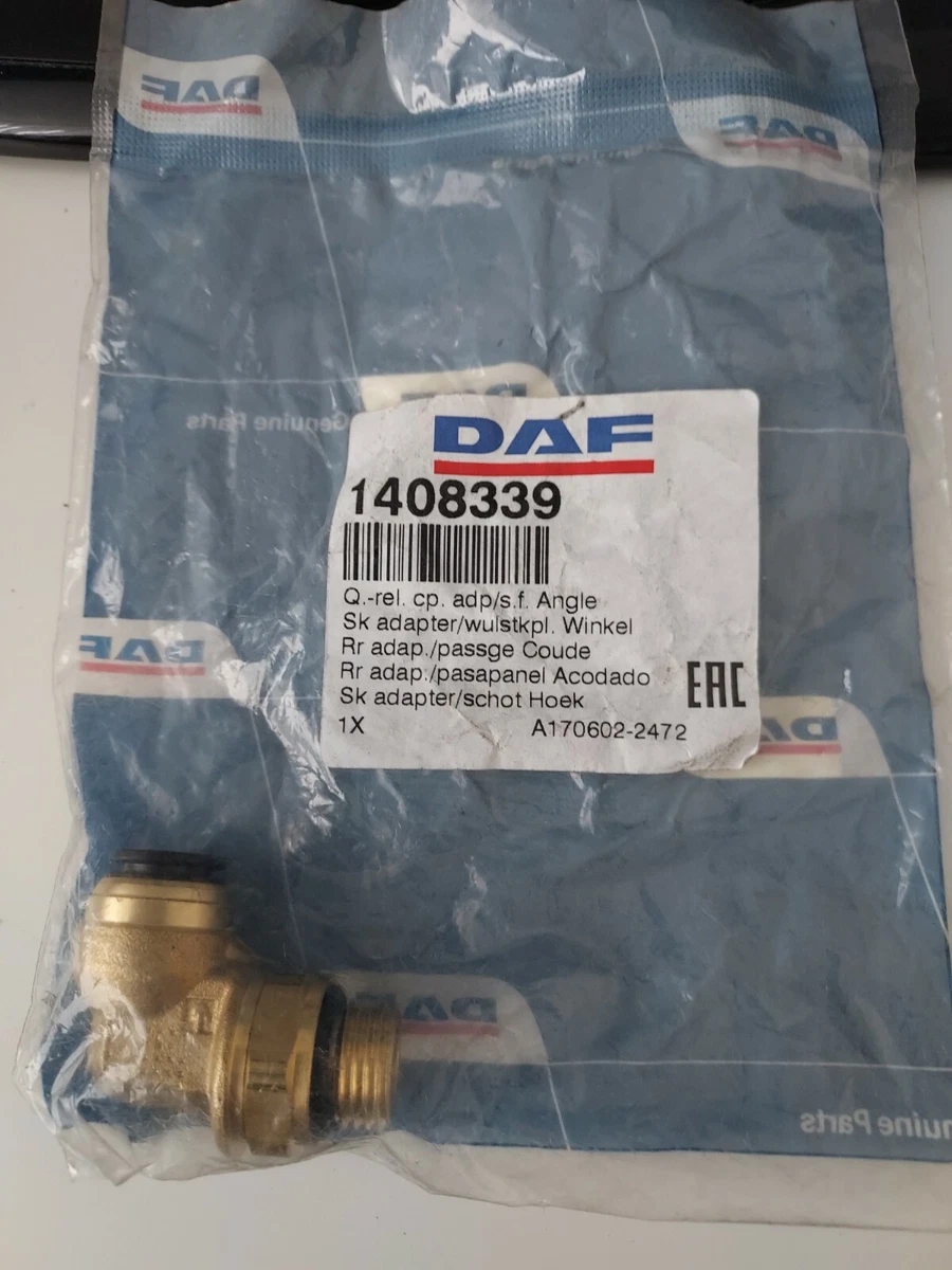 1408339 DAF Quick Release Coupling | eBay