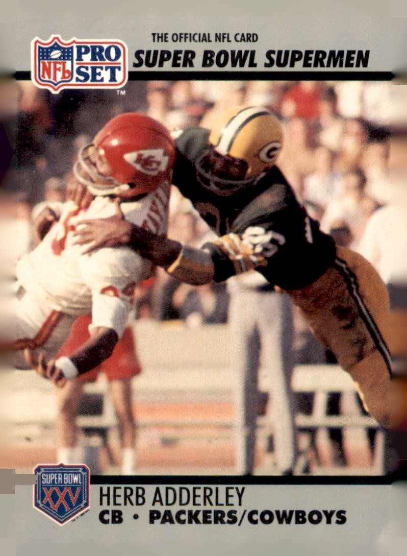 1990-91 Pro Set Super Bowl XXV Silver Anniversary #100 Herb Adderley