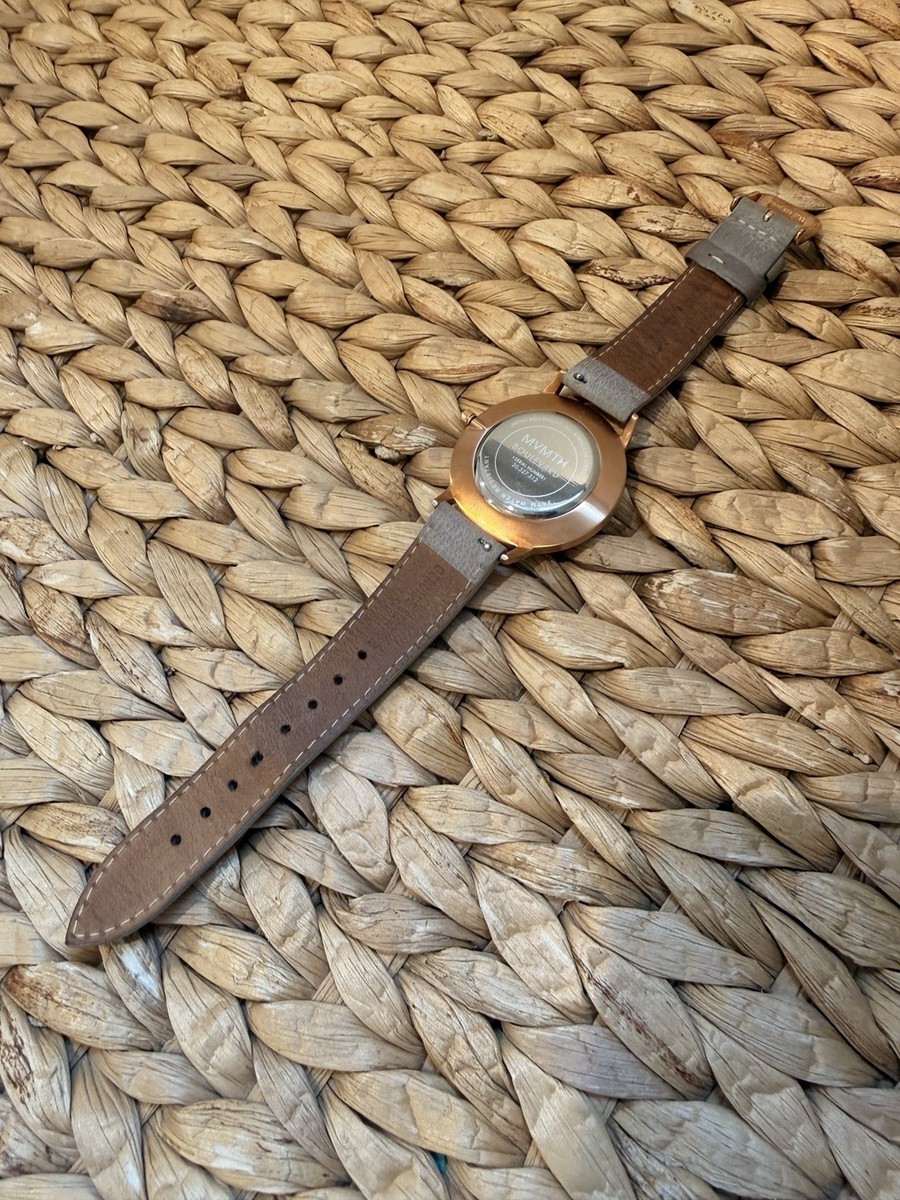 MVMT Boulevard Quartz Marble Dial Rose Gold Case Gray  display picture 2