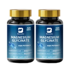 240 Pills Magnesium Glycinate with Ashwagandha for Stress & Anxiety Relief