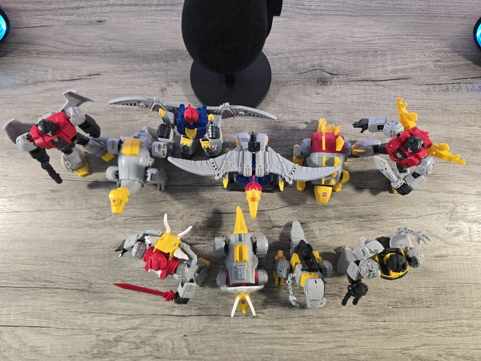 Blokees Galaxy Versión Transformers Dinobot Lote Grimlock Swoop Snarl Sludge S1ag Foto 2 de 4