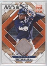 2020 Elite Extra Edition Prospect Materials Orange 1/199 Estevan Florial 3h9