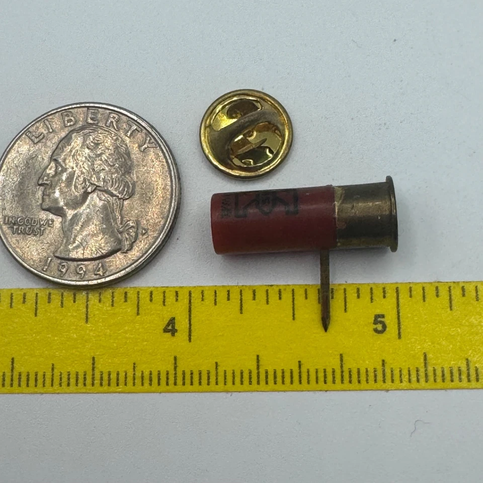 De colección Winchester Super X 12 Calibre Escopeta Shell Sombrero Pin Tie Tack Hatpin Foto 3 de 3