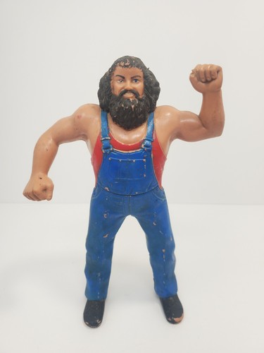 Vintage WWF LJN Hillbilly Jim 1984 Heavy Rubber Wr...