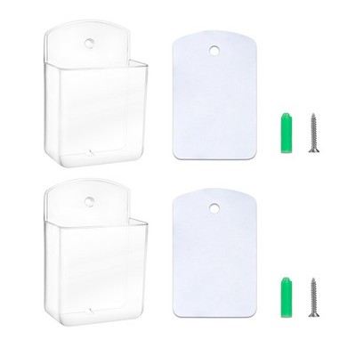 2 PCS Remote Control Holders Wall Mount, Self Adhesive TV Air Conditioner Rem...