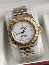 Tudor  Sport Date  White Dial 20013-62103 Men's Watch Automatic 39mm 2